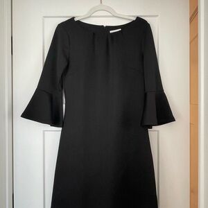 BOGO New York and Company Black Bell Sleeve Shift Dress